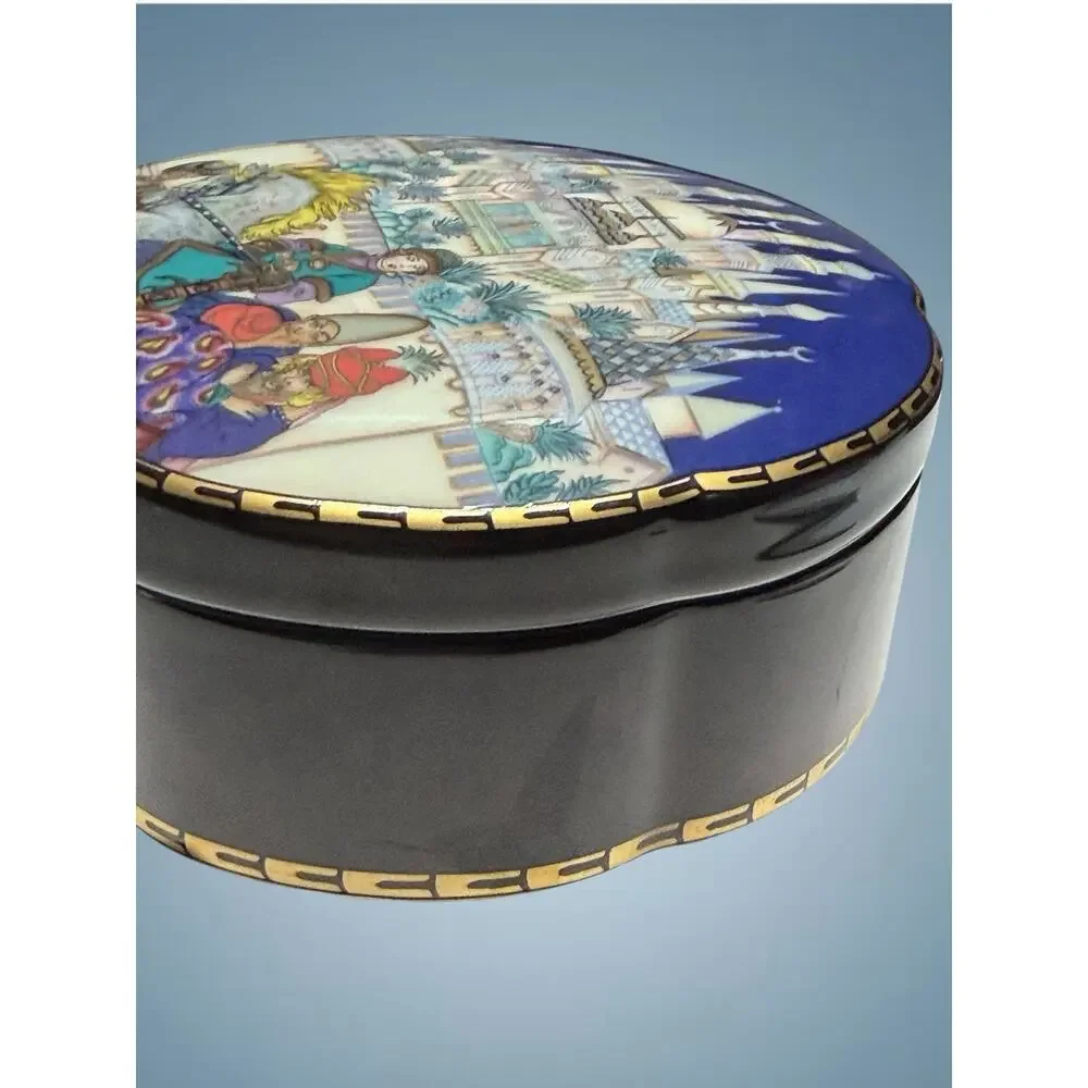 Heinrich Villeroy Boch Firebird Trinket Box W Germany LE
